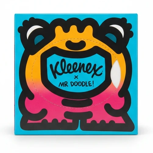 Kleenex Editions x Mr Doodle Tissue Box