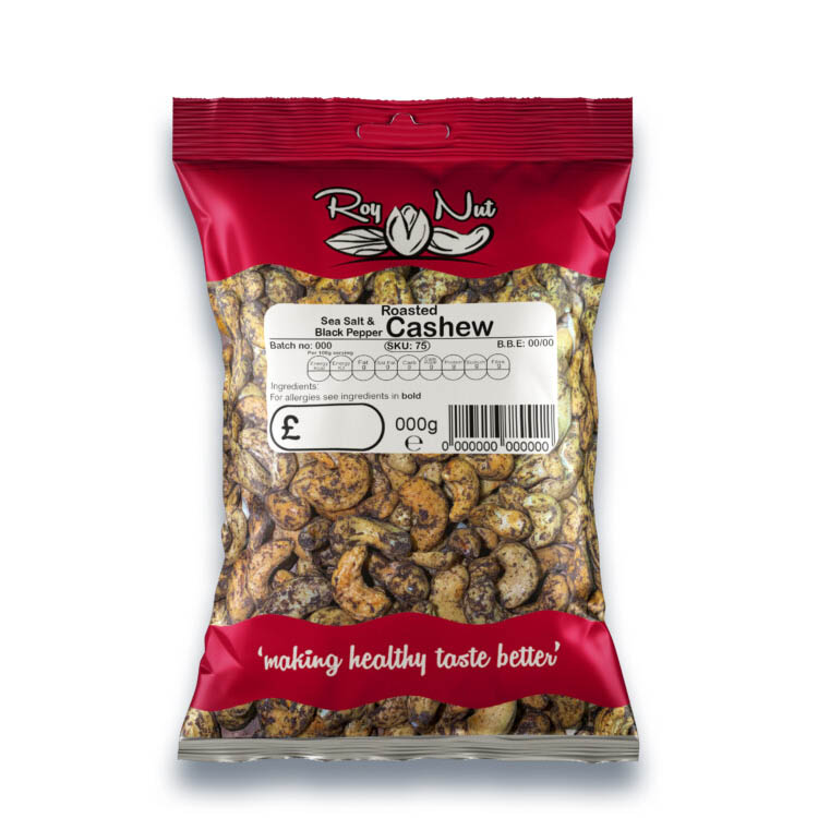 Roy Nut Sea Salt & Black Pepper Cashews
