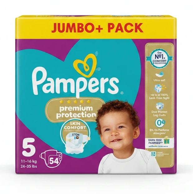 Pampers Premium Protection Size 5 Jumbo+