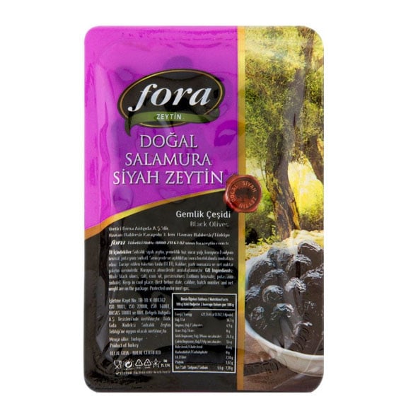 Fora Natural Black Olives