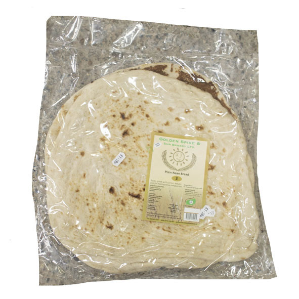 Golden Spike and Sun Bakery Plain Naan Bread