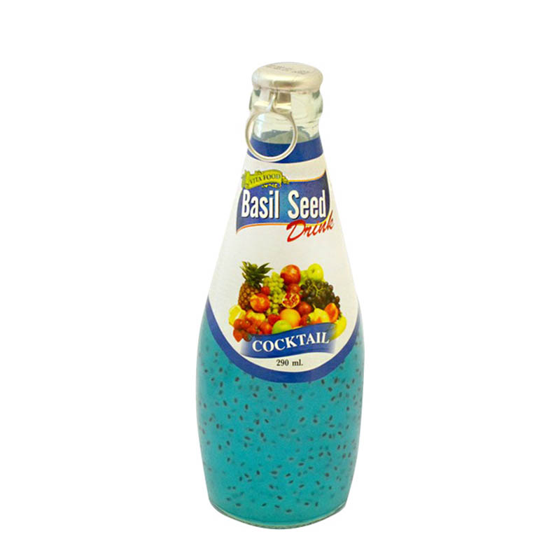 Mr.Basil Fruit Cocktail Basil Seed Drink