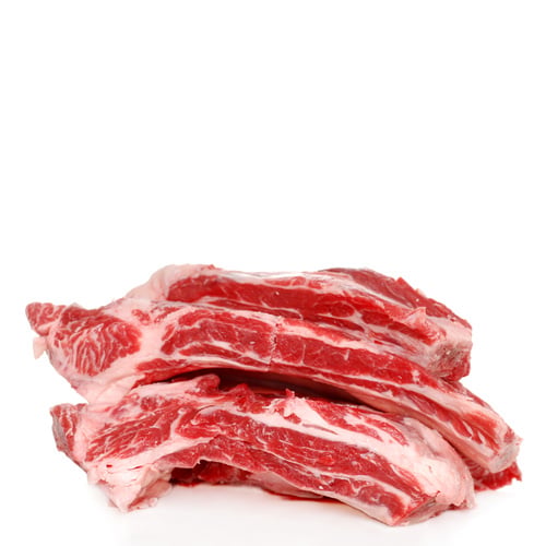 Fresh halal Beef Ribs with bones