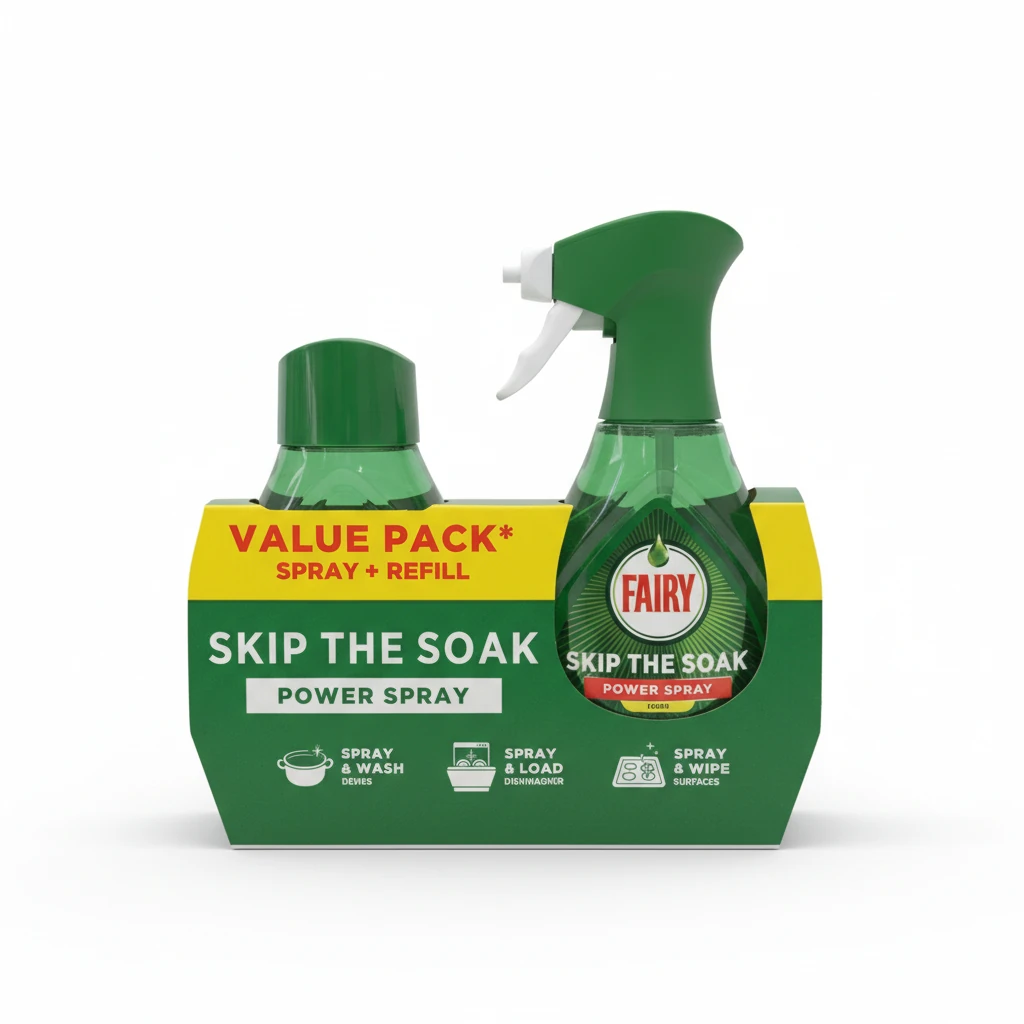 Fairy Skip The Soak Lemon Power Spray