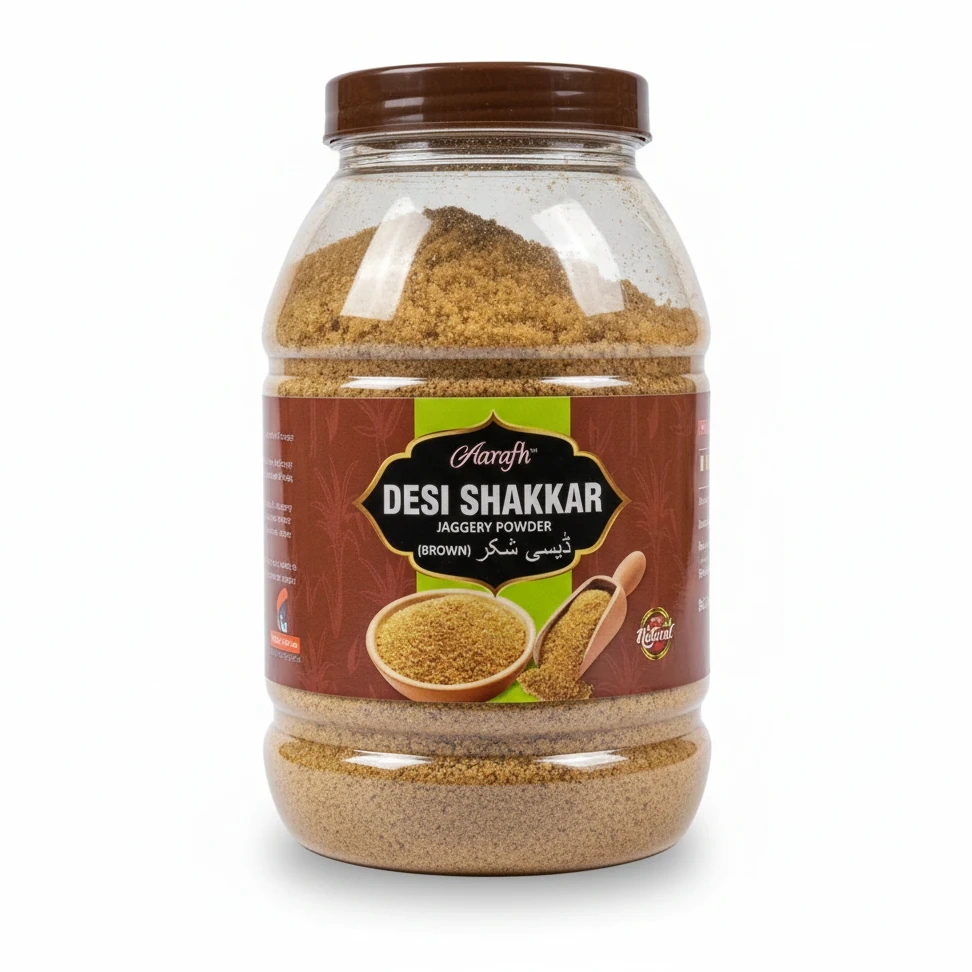 Aarafh Desi Shakkar Jaggery Powder Brown