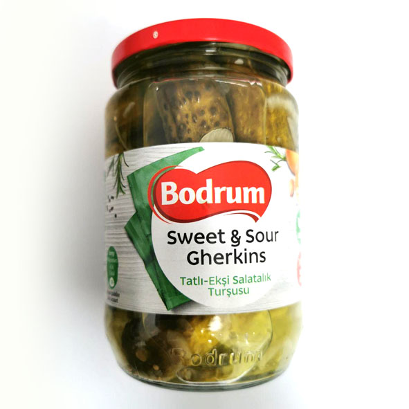Bodrum Sweet & Sour Gherkins