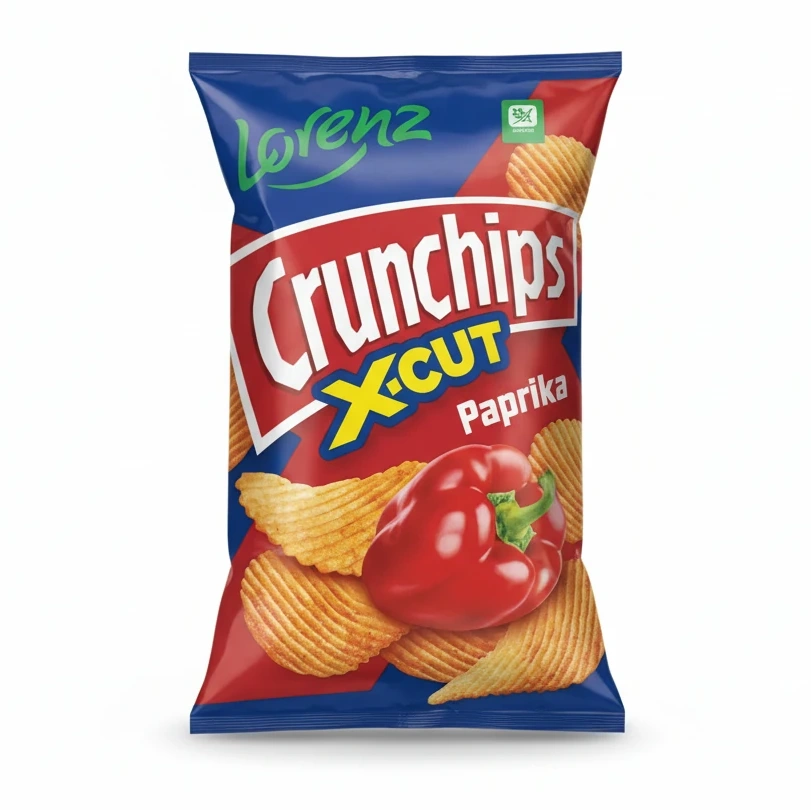 Lorenz Crunchips X-Cut Paprika