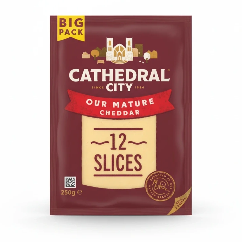 Cathedral City Mature Cheddar Cheese Slices