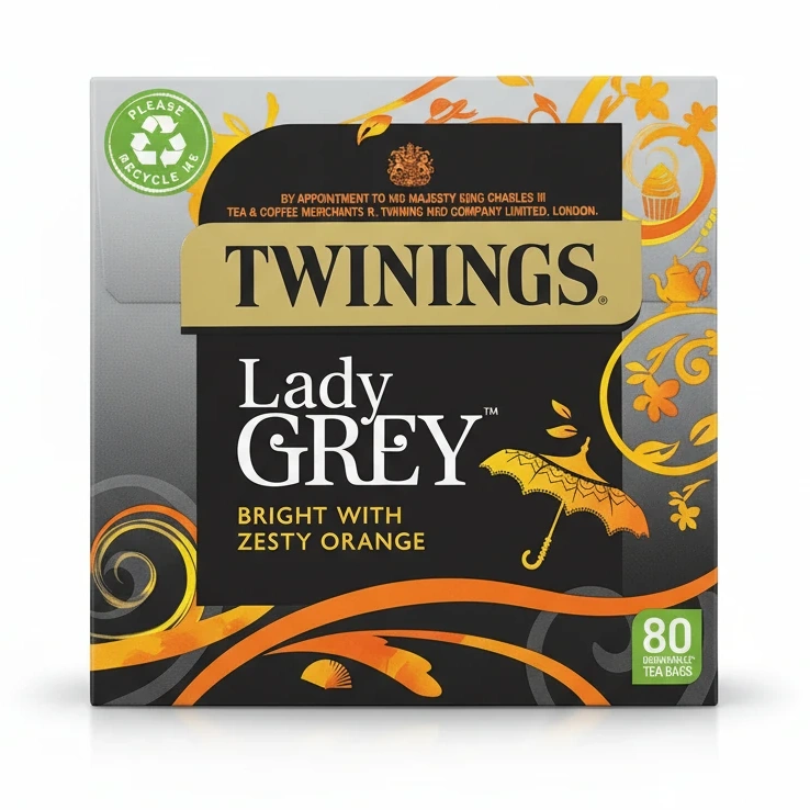 Twinings Lady Grey Tea Bags Zesty Orange