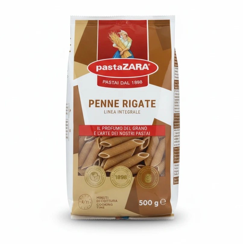 pastaZARA Penne Rigate Whole Wheat