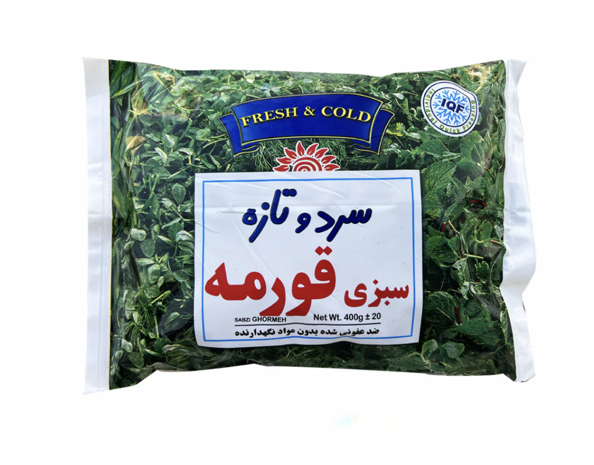 Fresh & Cold Sabzi Ghormeh