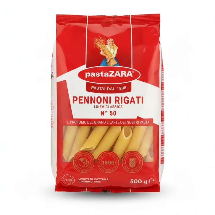 pastaZARA Pennoni Rigati Pasta