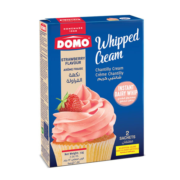 Domo Whipped Cream Strawberry Flavour