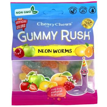 Gummy Rush Neon Worms