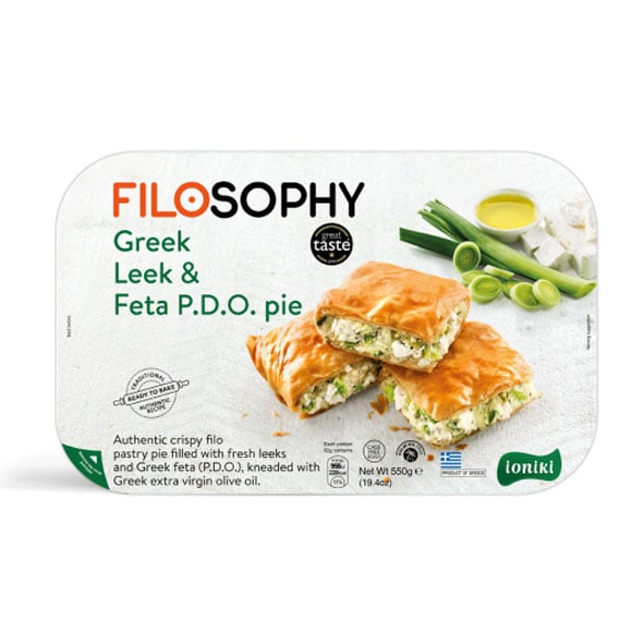 Filosophy Greek Leek & Feta P.D.O. Pie