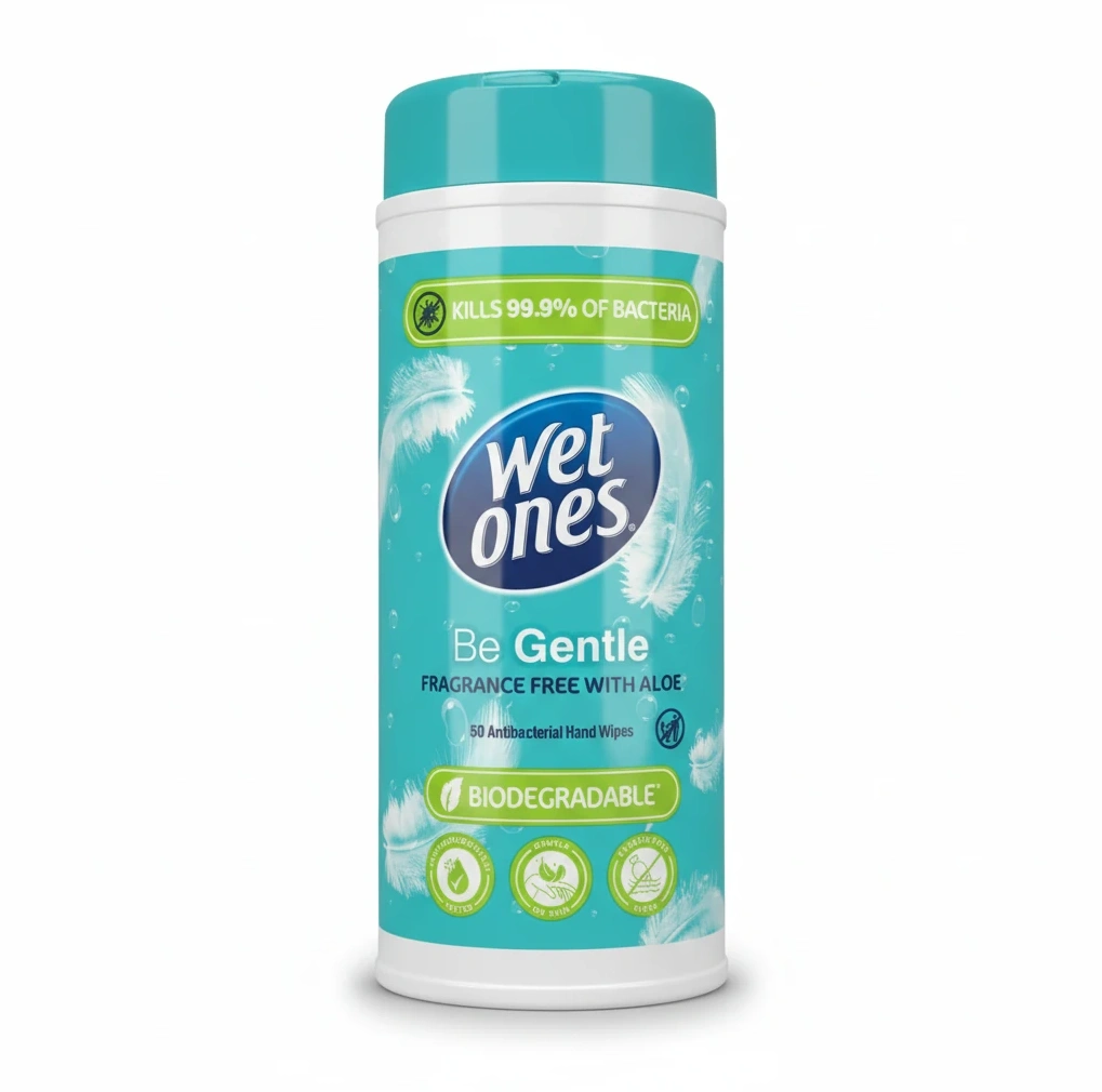 Wet Ones Gentle Antibacterial Wipes