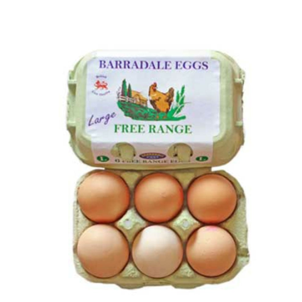 Barradale Free Range Eggs “6 pack”