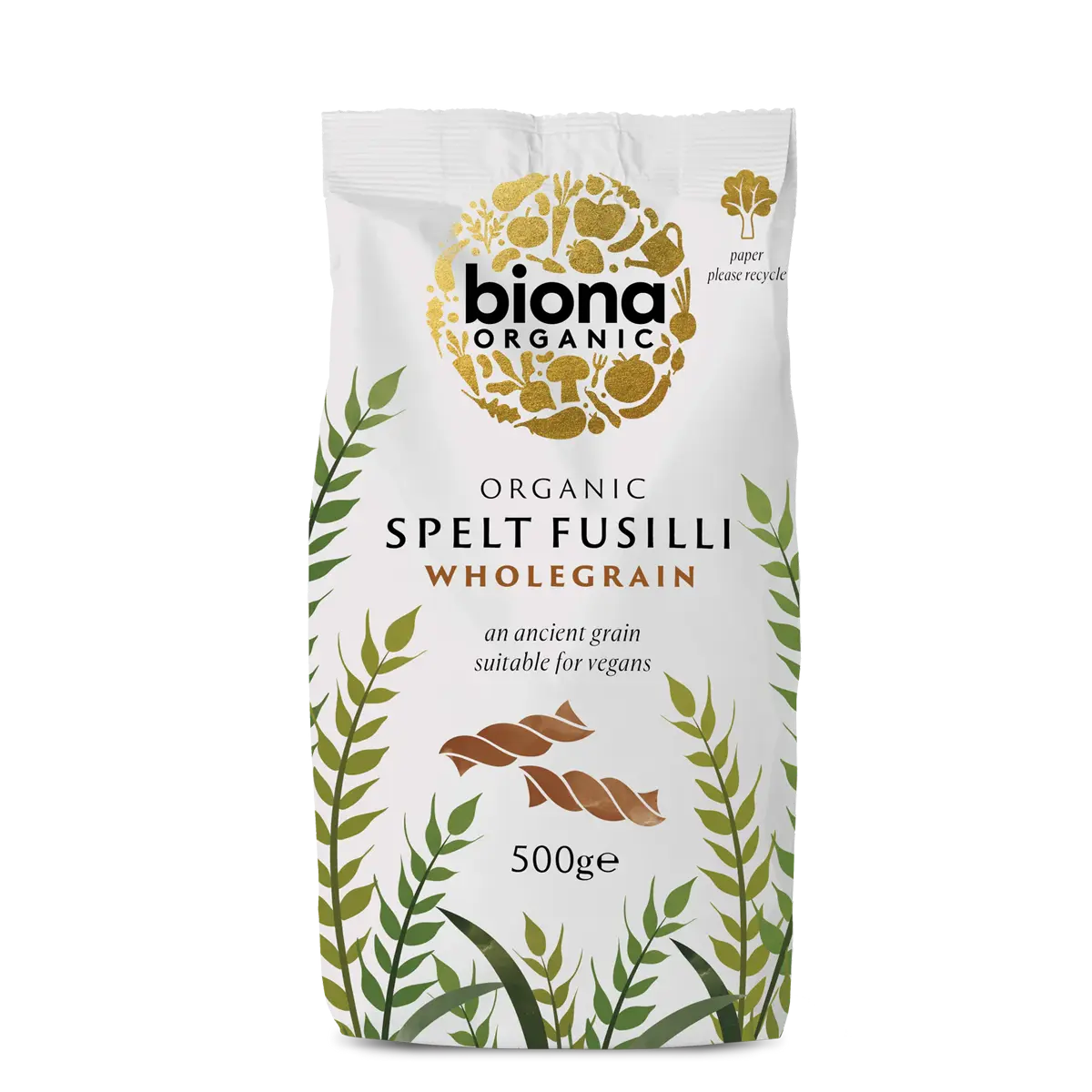 Biona Organic Spelt Fusilli Wholegrain