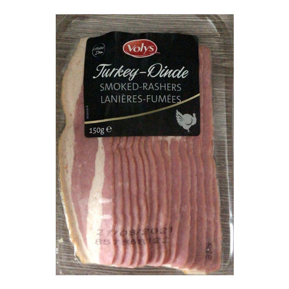 Volys Turkey Dinde Smoked Rashers