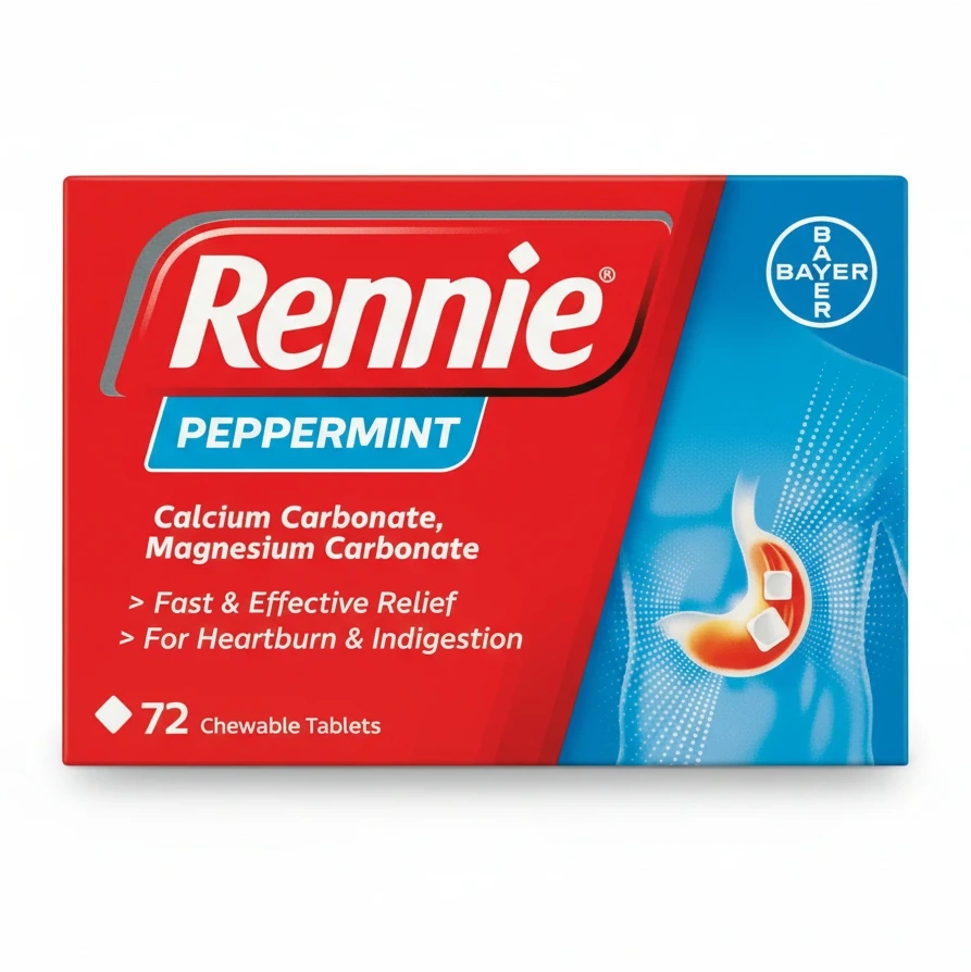 Rennie Peppermint Chewable Tablets