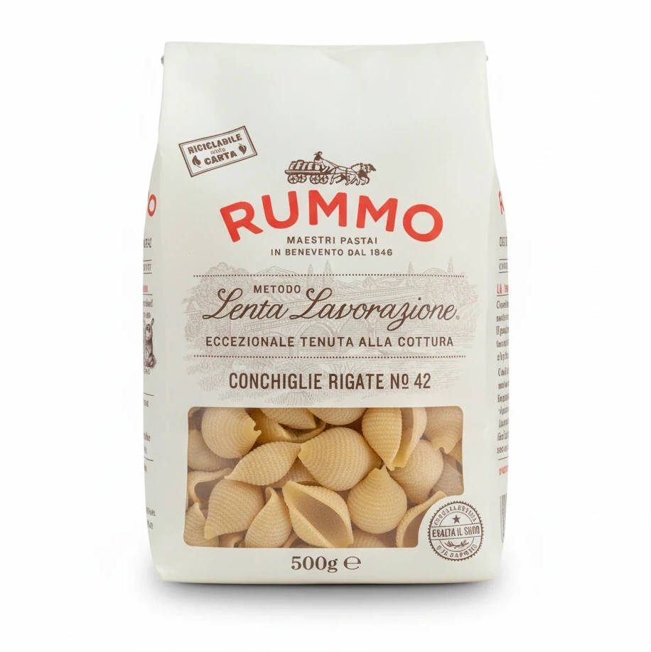 Rummo Conchiglie Rigate No 42 Pasta