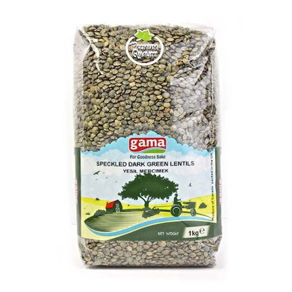Gama Speckled Dark Green Lentils