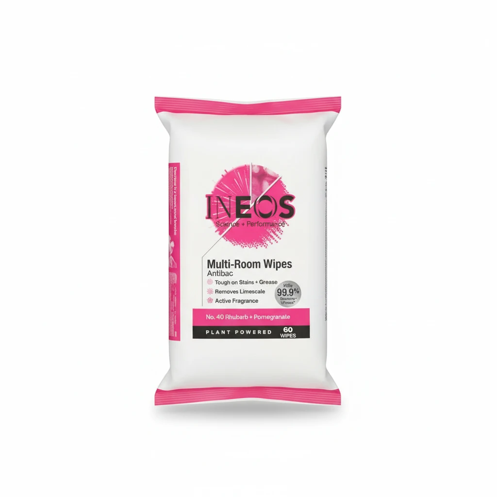 INEOS Multi-Room Antibac Wipes Rhubarb & Pomegranate