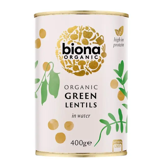 Biona Organic Green Lentils In Water