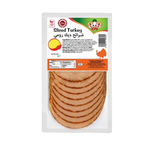 Zaad Halal Sliced Turkey