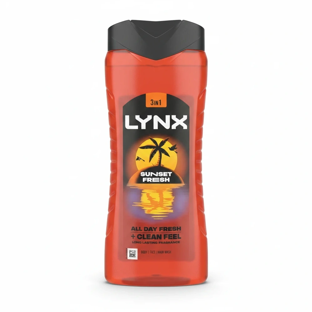 Lynx 3in1 Sunset Fresh Body Wash