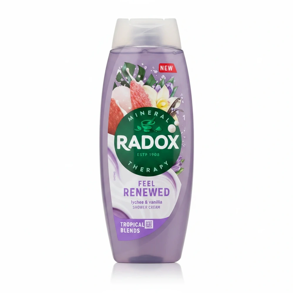 Radox Feel Renewed Shower Cream Lychee & Vanilla